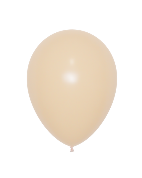12" Blush Latex Balloon, Helium Inflated