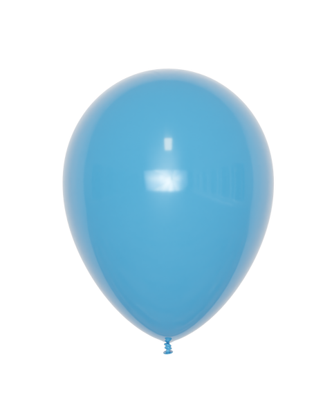 12" Robin's Blue Balloon, Helium Inflated