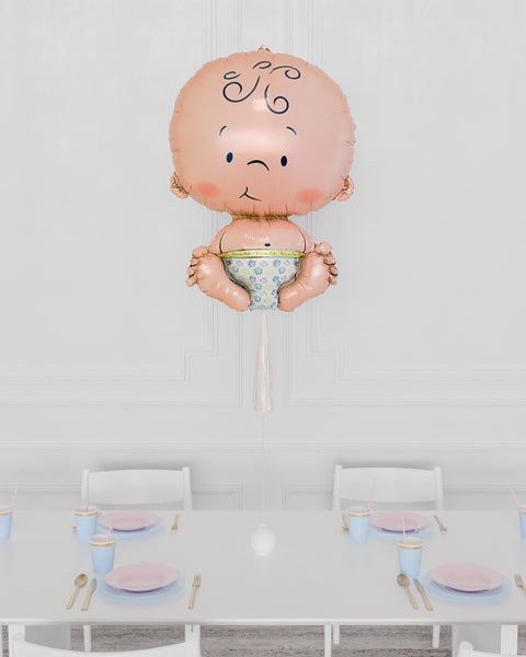 Baby Supershape Balloon with Tassel