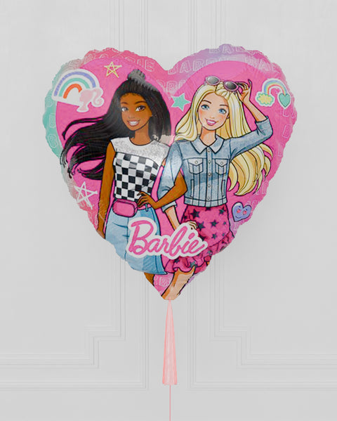 Barbie Supershape Balloon with Tassel, close up image