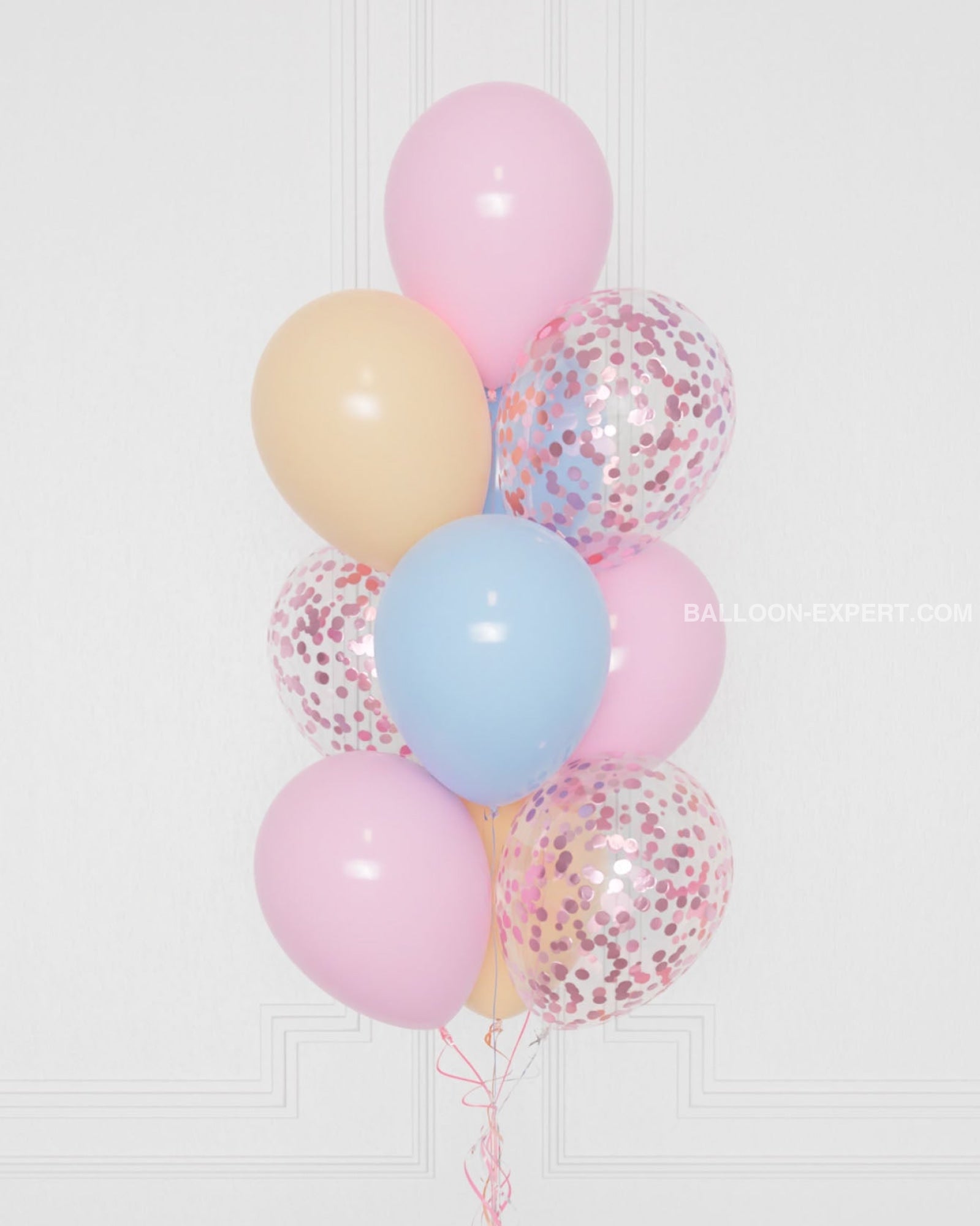 37659 Pink 6 GEO Blossom® Balloons