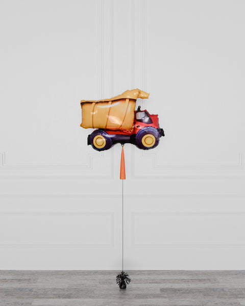 Construction Supershape Balloon with Tassel