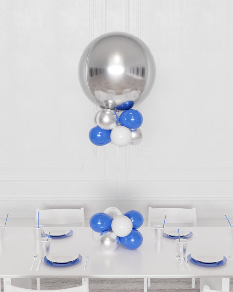 Custom Orbz Balloon Centerpiece, print a message or your logo, sold by Balloon Expert