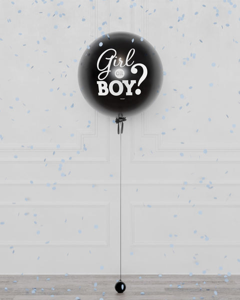 Gender Reveal Balloon Filled with Confettis