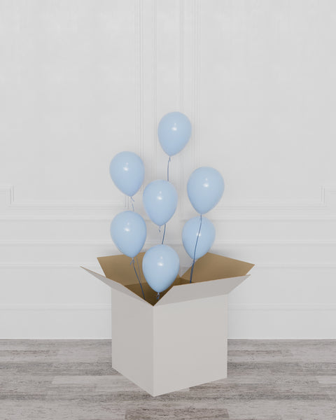 Gender Reveal, It's a Boy Balloon Bouquet Surprise Box in Blue