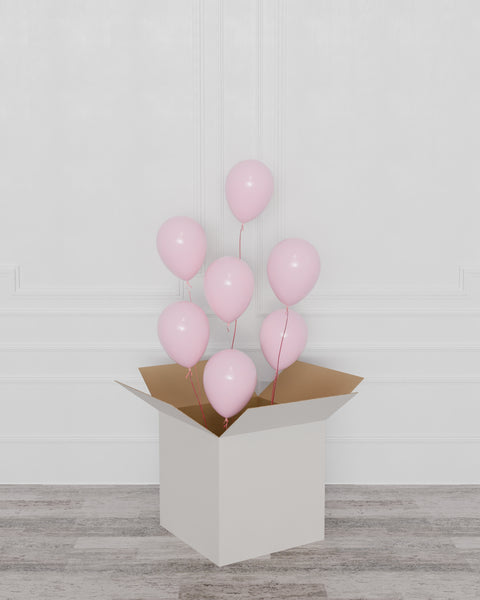 Gender Reveal, It's a Girl Balloon Bouquet Surprise Box in Pink