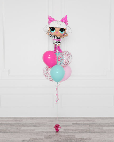 LOL Surprise Supershape Confetti Balloon Bouquet from Balloon Expert