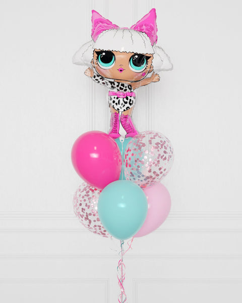 LOL Surprise - Supershape Confetti Balloon Bouquet close up image