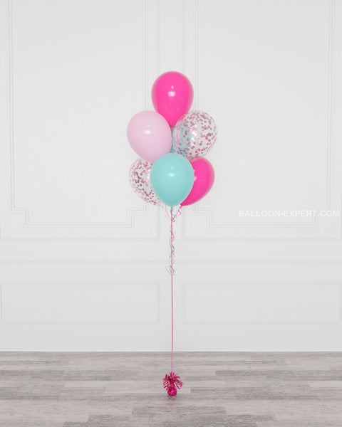 Lol Surprise Confetti Balloon Bouquet, 7 Balloons, full image
