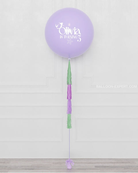 Mermaid Jumbo Balloon With Tassels
