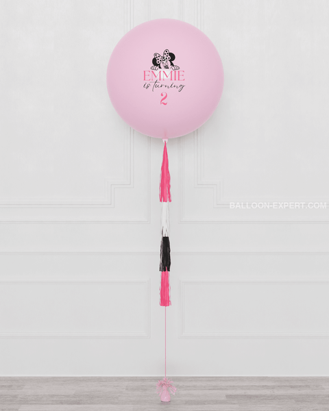 Minnie Mouse Jumbo Balloon With Tassels