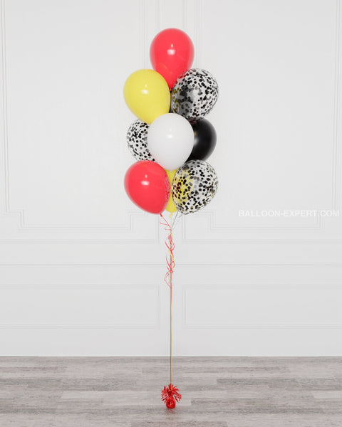 Pokemon Confetti Balloon Bouquet, 10 Balloons, Full Image
