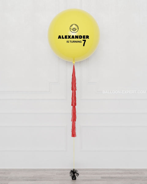 Pokemon Jumbo Balloon with Tassels, sold by Balloon Expert