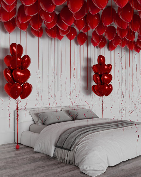 Valentine's Day Surprise Balloon Room Set Up, Helium Inflated, sold by Balloon Expert