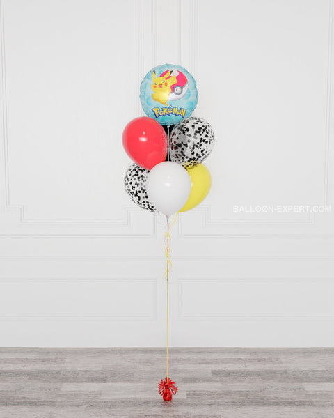 emon Foil Confetti Balloon Bouquet, 7 balloons, full image, Balloon Expert