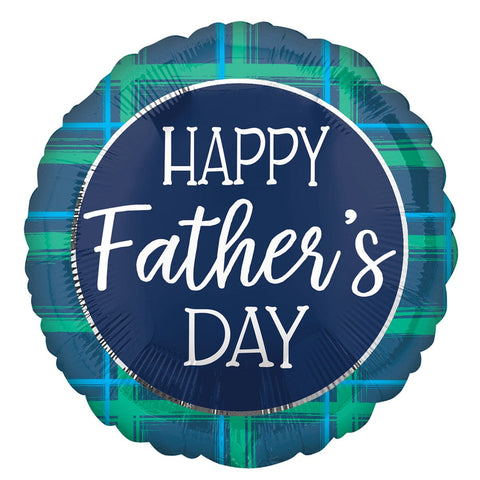 Blue Happy Father's Day Foil Balloon, 18 in