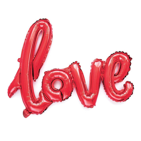 Red Love Air Filled Foil Balloon