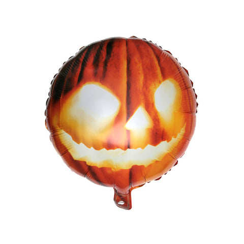 Ballon en aluminium en forme de citrouille d'Halloween, 18 pouces