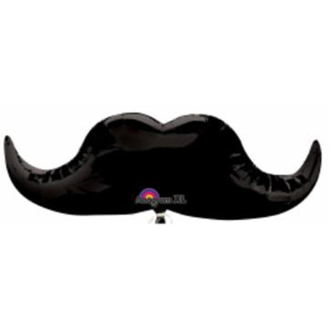 Buy Balloons Black Mustache Supershape Balloon sold at Balloon Expert