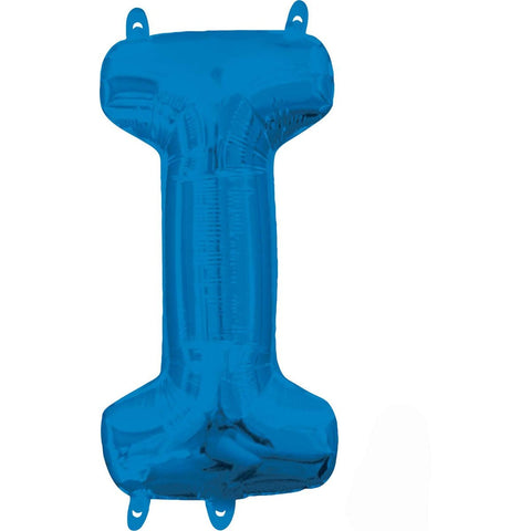 Buy Balloons Blue Letter I Foil Balloon, 36 Inches sold at Balloon Expert