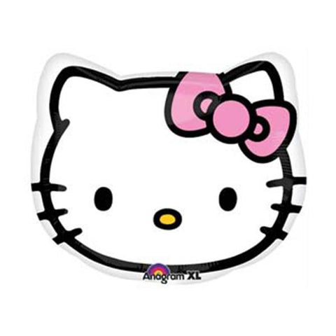Buy Balloons Hello Kitty Head Foil Balloon, 18 Inches sold at Balloon Expert