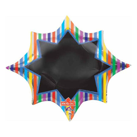 Tableau noir éclaté à rayures multiples Supershape