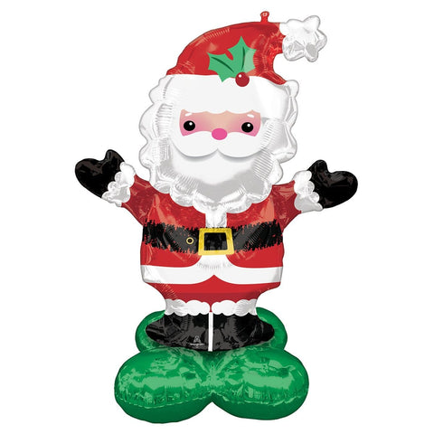 Buy Balloons Santa Airloonz Standing Foil Air-Filled Balloon sold at Balloon Expert