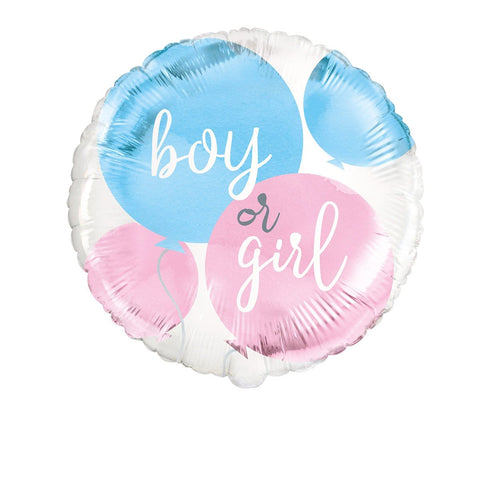 Buy Balloons Gender Reveal Party Foil Balloon, 18 Inches sold at Balloon Expert