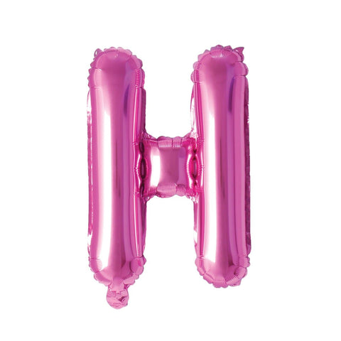 Buy Balloons Pink Letter H Foil Balloon, 16 Inches sold at Balloon Expert