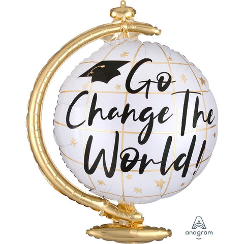Buy Balloons Go Change The World Supershape Balloon sold at Balloon Expert