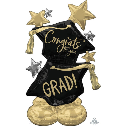 Buy Balloons Congrats To You Grad Airloonz Standing Foil Air-Filled Balloon sold at Balloon Expert