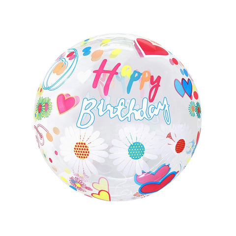 Buy Balloons HD Bubble Balloon, Birthday Daisy, 20 Inches sold at Balloon Expert