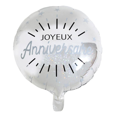 Buy Balloons Mylar 18 In. - Joyeux Anniversaire sold at Balloon Expert