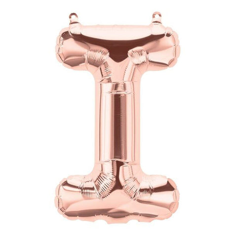 Buy Balloons Rose Gold Letter I Foil Balloon, 34 Inches sold at Balloon Expert