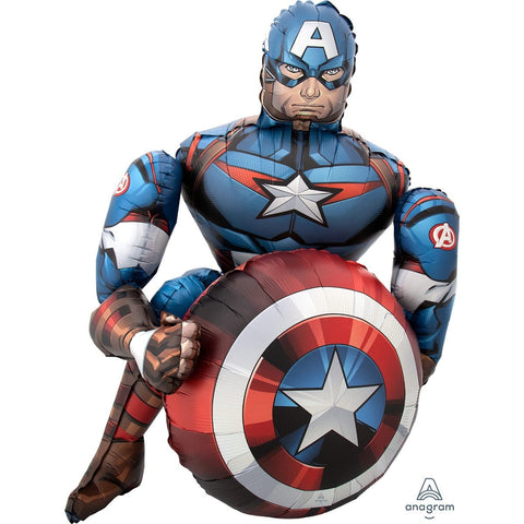 Buy Balloons Giant Captain America Air Walker sold at Balloon Expert