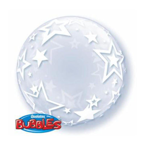 Buy Balloons Stylish Stars Bubble Deco. Balloon sold at Balloon Expert