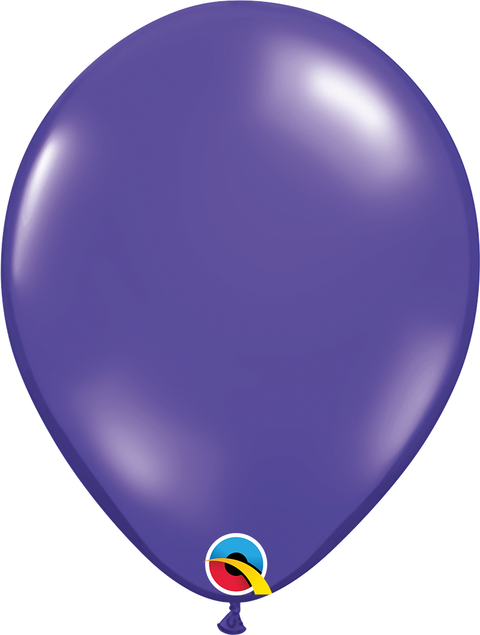 12" Purple Latex Balloon, Helium Inflated from Balloon Expert