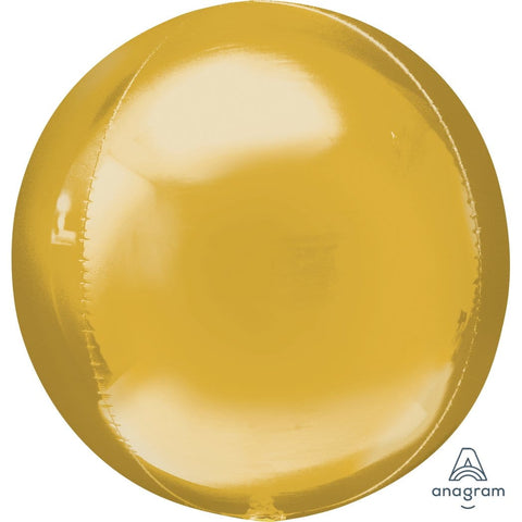 Buy Balloons Jumbo Gold Orbz Balloon sold at Balloon Expert