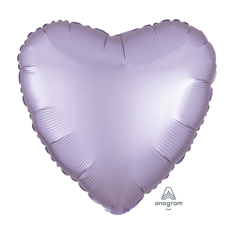 Buy Balloons Pastel Lilac Heart Shape Foil Balloon, 18 Inches sold at Balloon Expert