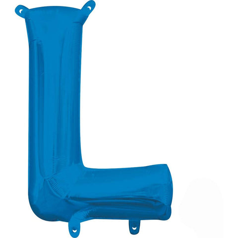 Buy Balloons Blue Letter L Foil Balloon, 36 Inches sold at Balloon Expert