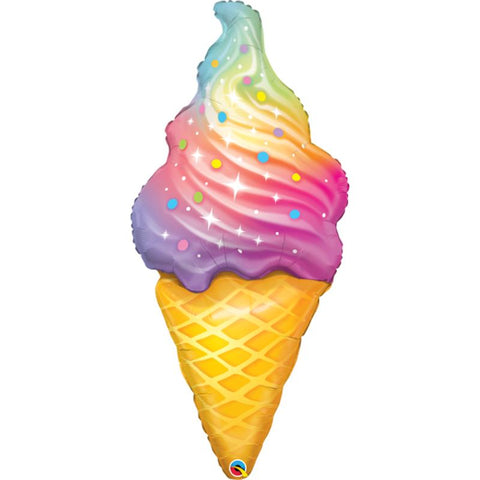 Buy Balloons Ice Cream Cone Supershape Balloon sold at Balloon Expert