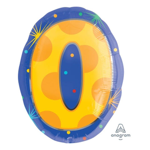 Buy Balloons Number 0 Junior Shape Foil Balloon sold at Balloon Expert