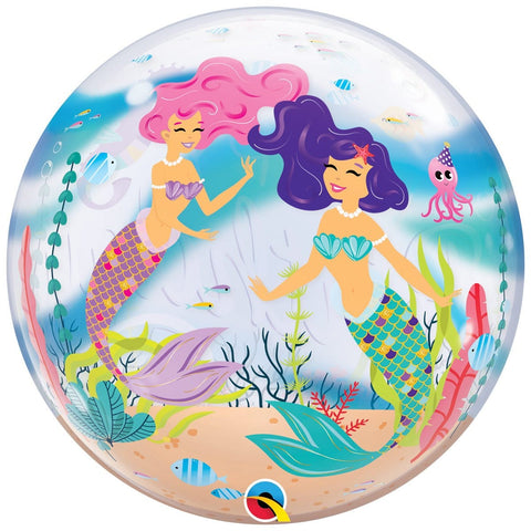 Buy Balloons Mermaid Birthday Party Bubble Balloon sold at Balloon Expert