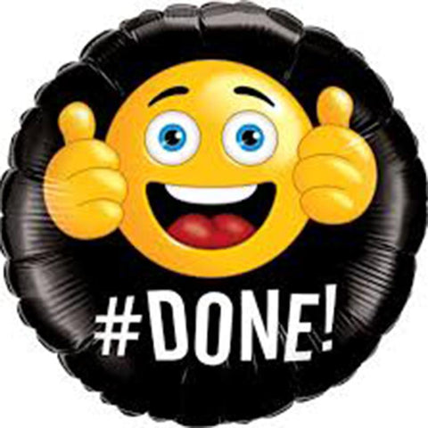 Buy Balloons # Done Grad Foil Balloon, 18 Inches sold at Balloon Expert