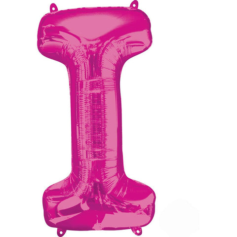 Buy Balloons Pink Letter I Foil Balloon, 36 Inches sold at Balloon Expert