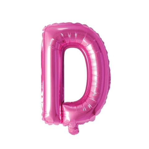 Buy Balloons Pink Letter D Foil Balloon, 16 Inches sold at Balloon Expert