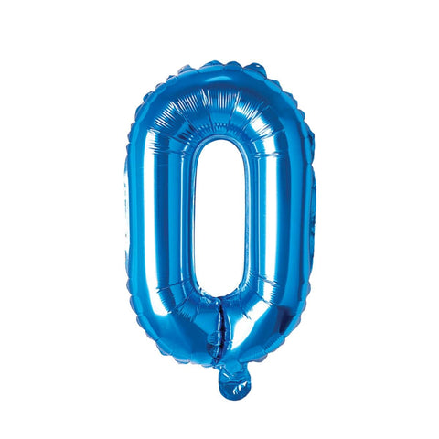 Buy Balloons Blue Letter O Foil Balloon, 16 Inches sold at Balloon Expert