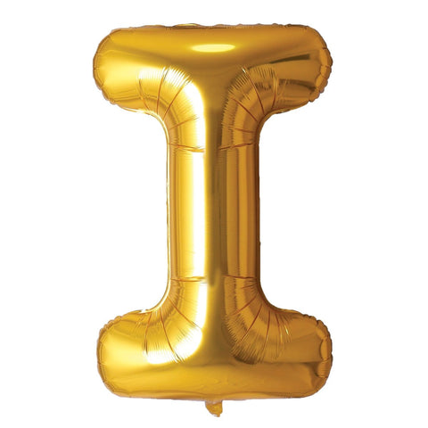 Buy Balloons Gold Letter I Foil Balloon, 34 Inches sold at Balloon Expert