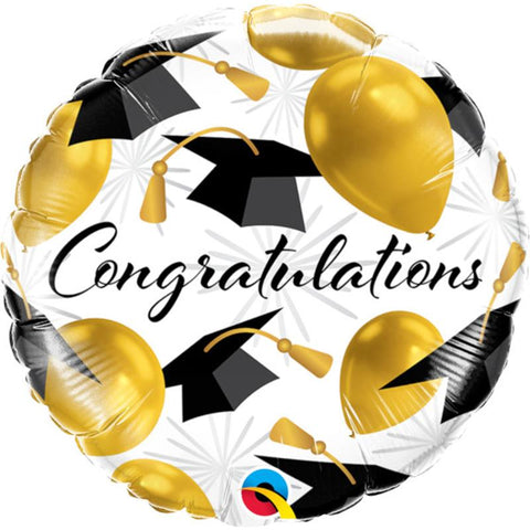 Buy Balloons Congratulations Grad Hat Foil Balloon, 18 Inches sold at Balloon Expert
