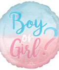 Buy Balloons Boy Or Girl? Foil Balloon, 18 Inches sold at Balloon Expert
